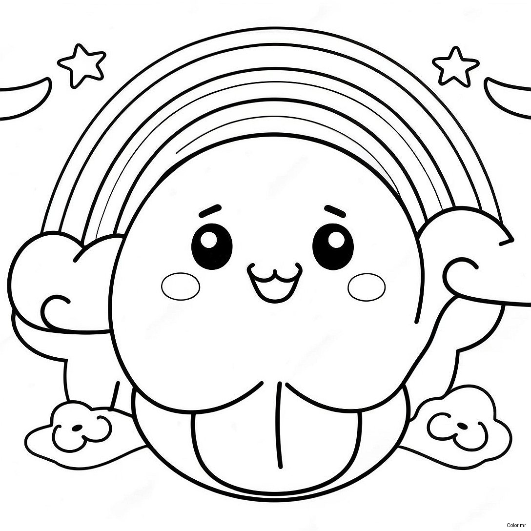 Adorable Squishmallows In A Rainbow Coloring Page 64561 53383