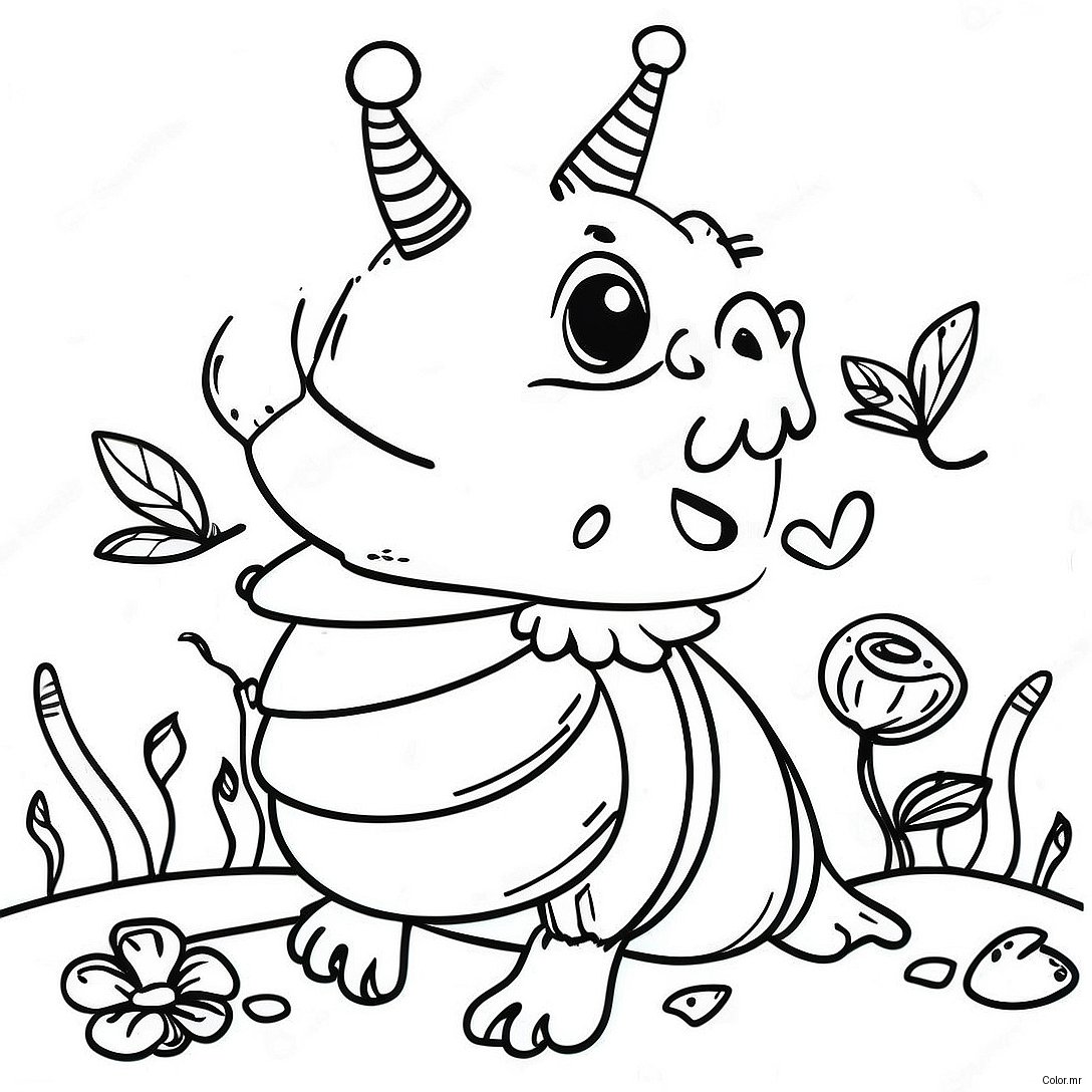 Alice In Wonderland Caterpillar Coloring Page 52035 43298