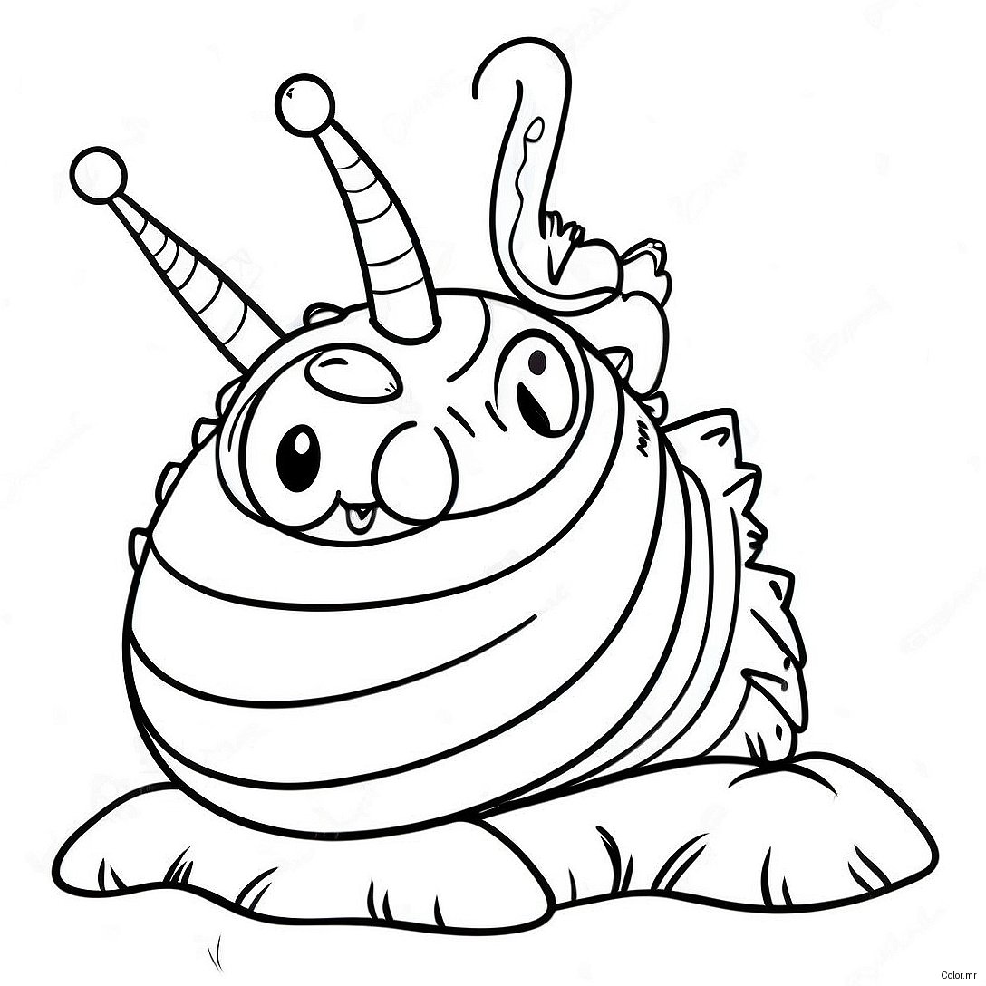 Alice In Wonderland Caterpillar Coloring Page 52035 43299