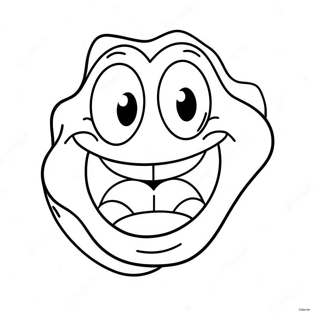 Big Mouth Cartoon Character Coloring Page 18715 15661
