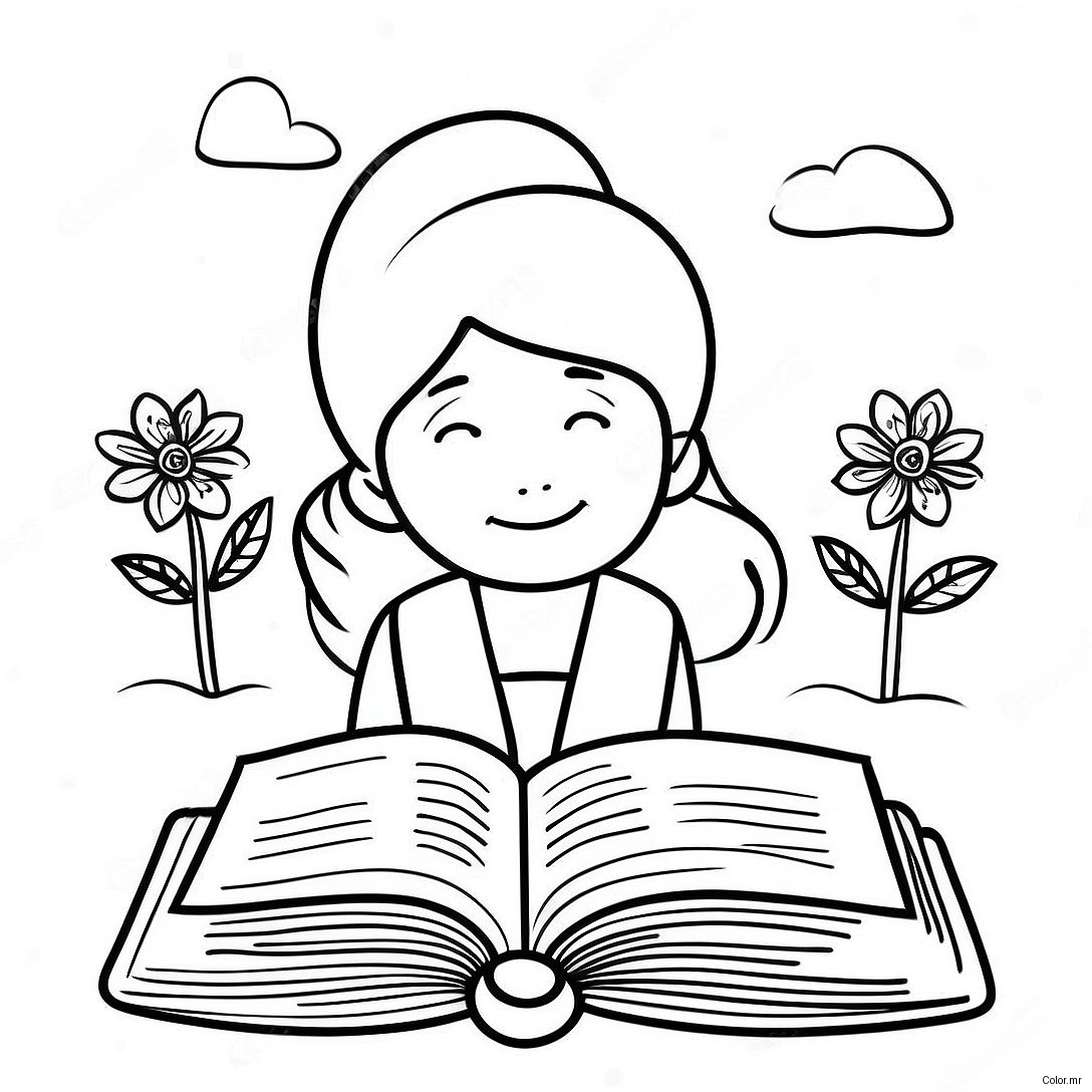 Children S Lord S Prayer Illustrated Coloring Page 52677 43814