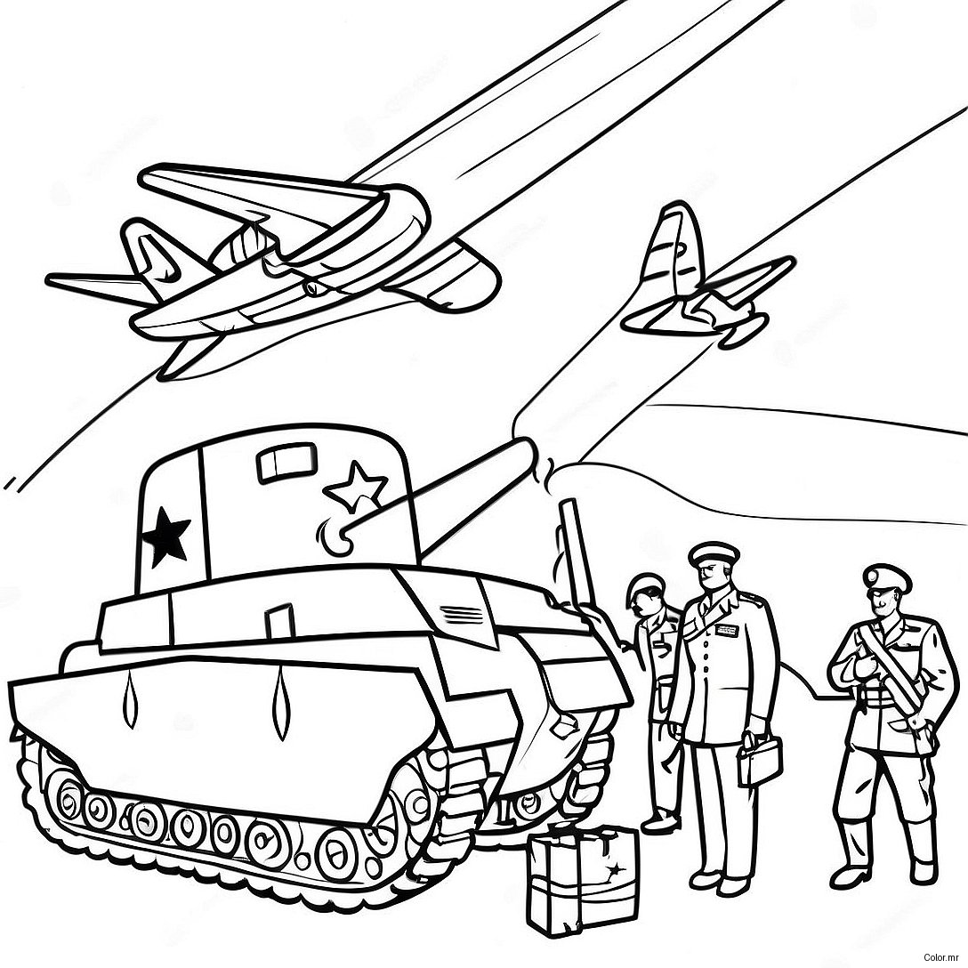 Cold War Historical Events Coloring Page 59125 49097
