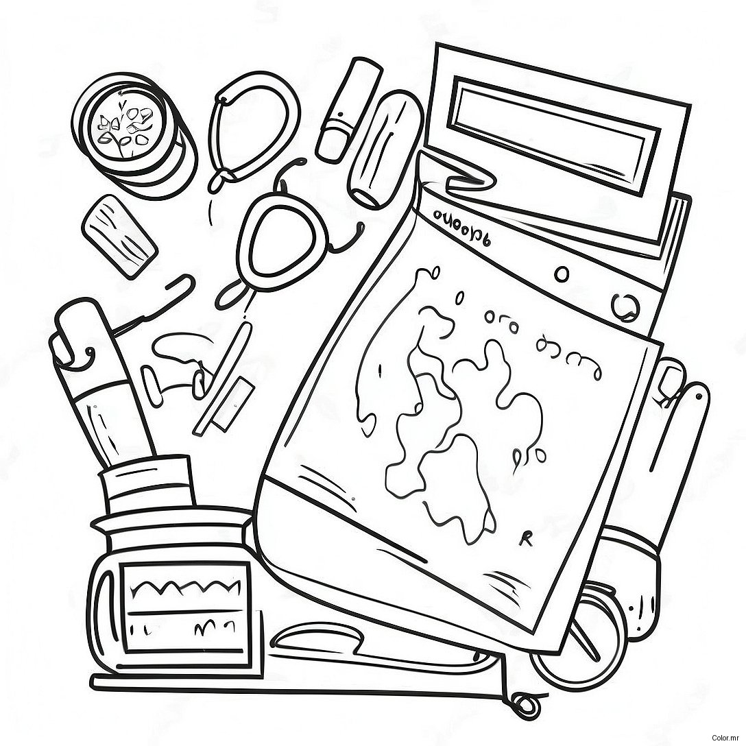 Colorful Healthcare Awareness Poster Coloring Page 23414 21471