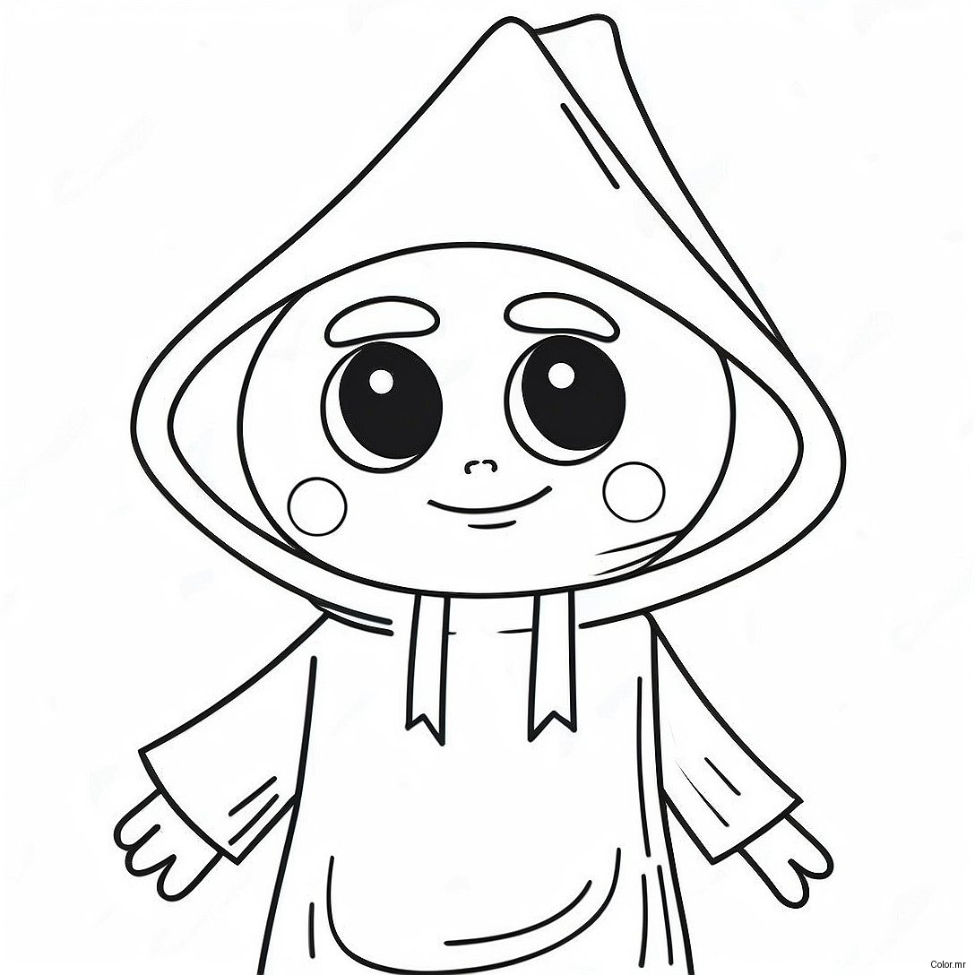 Creepy Little Nightmares Character Coloring Page 21403 19733