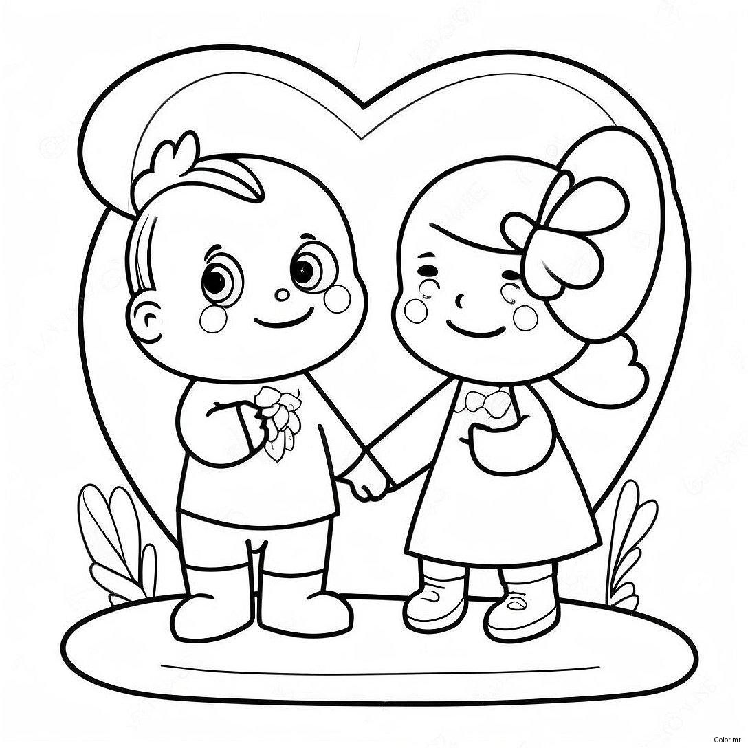 Cute Valentine S Day Card For Dad Coloring Page 19199 16050