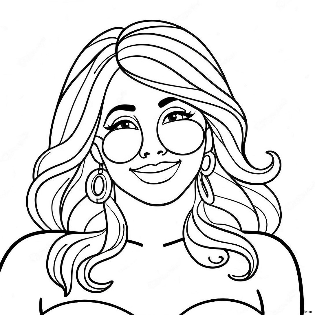 Empowering Body Positivity Coloring Page 65461 54103