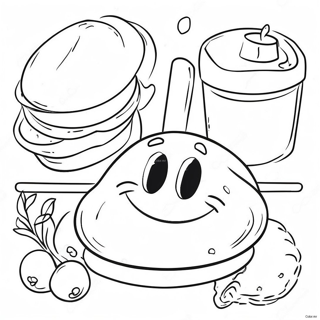 Food Safety Awareness Coloring Page 49414 41231