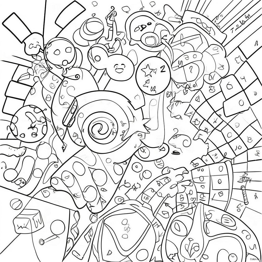 Fun 5th Grade Math Problems Coloring Page 23124 21237