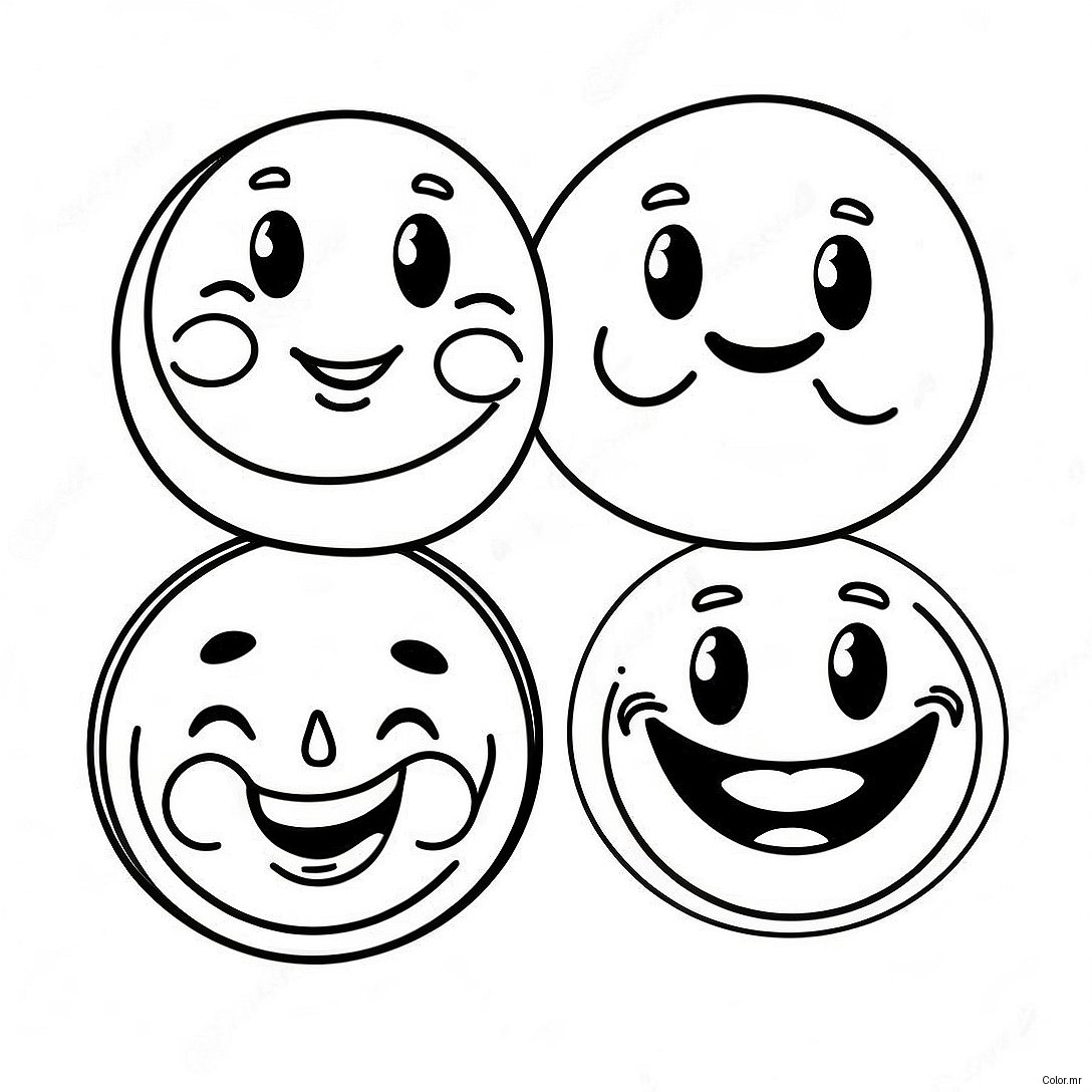 Laugh Now Cry Later Emoticon Coloring Page 63620 52640