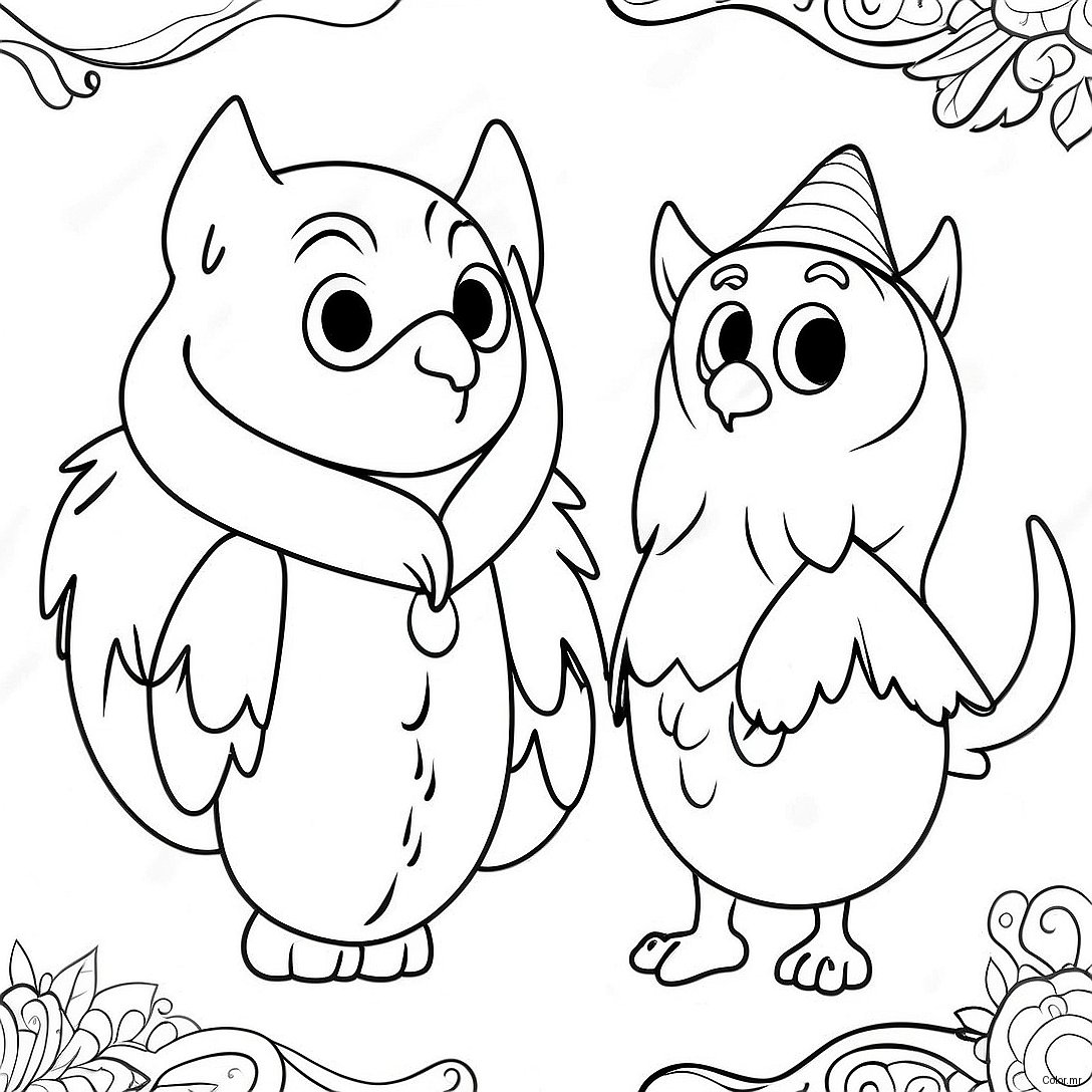 Magical Creatures From Hogwarts Legacy Coloring Page 61977 51366