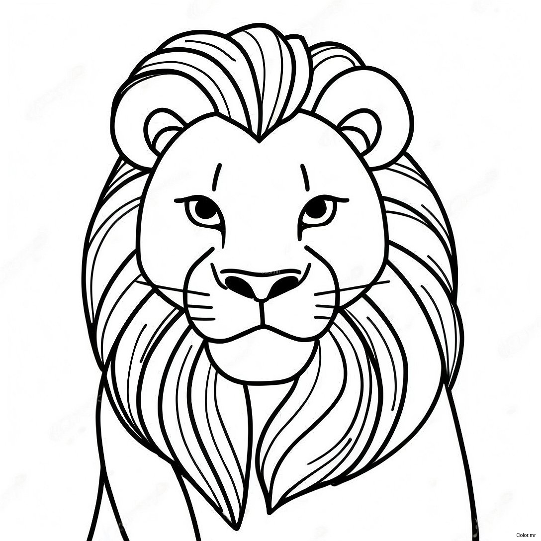 Majestic Mufasa In The Pride Lands Coloring Page 12378 10304