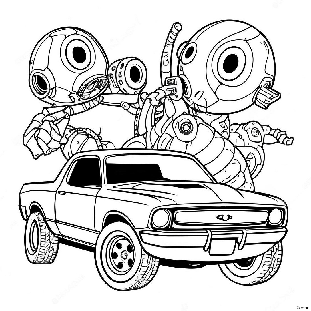 Mitchells Vs The Machines Family Adventure Coloring Page 36856 30712