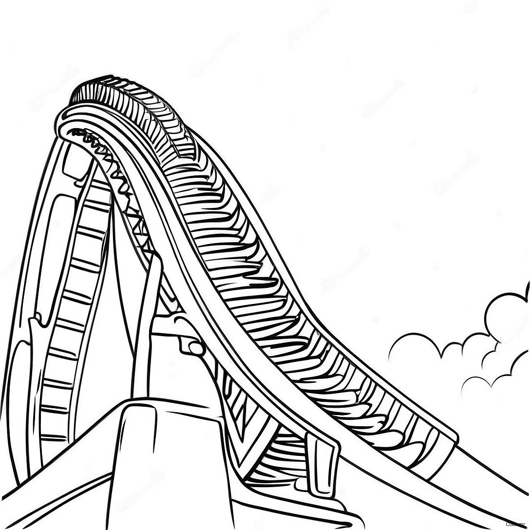Montagnes Russes De Hershey Park A Colorier 50675 42229