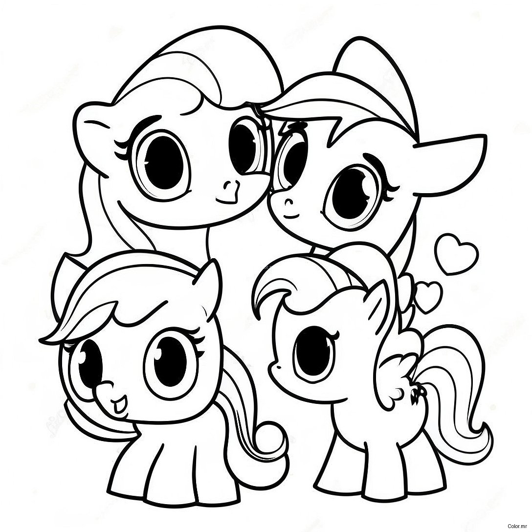 My Little Pony Cutie Mark Crew Coloring Page 61176 50727