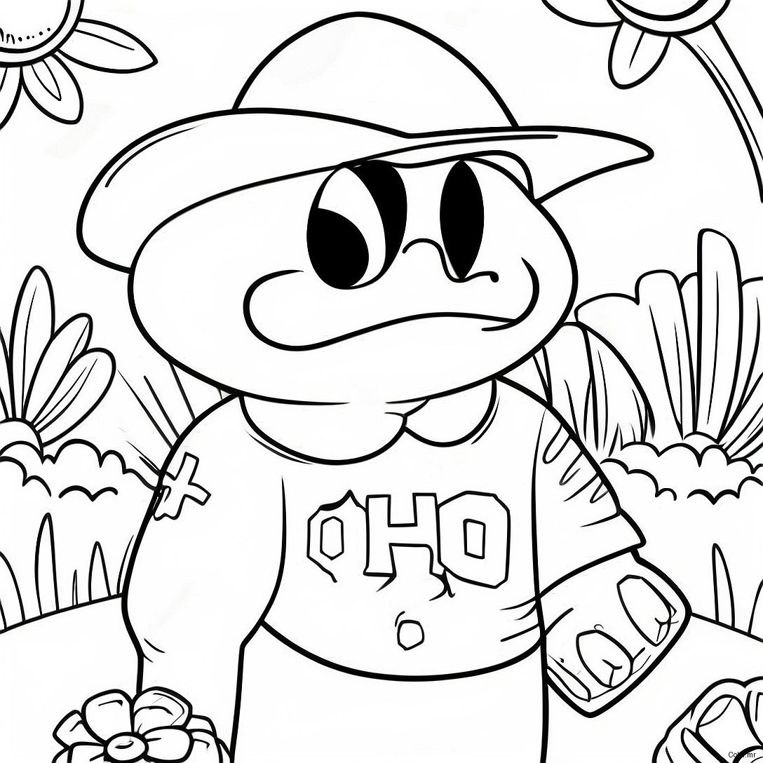 Ohio State Buckeyes Mascot Coloring Page 31729 16289
