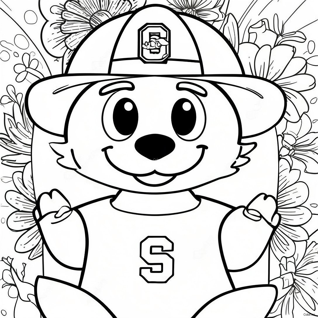 Ohio State Buckeyes Mascot Coloring Page 31729 16291
