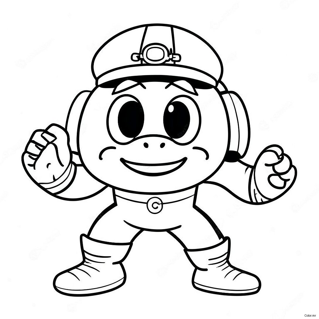 Ohio State Buckeyes Mascot Coloring Page 31729 16292