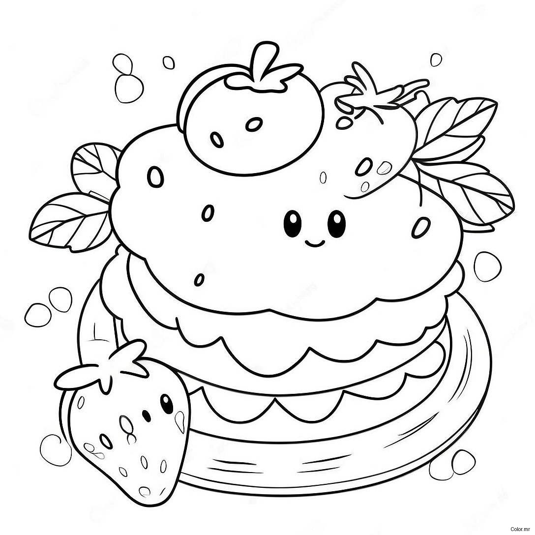 Old Original Strawberry Shortcake Coloring Page 11967 9795
