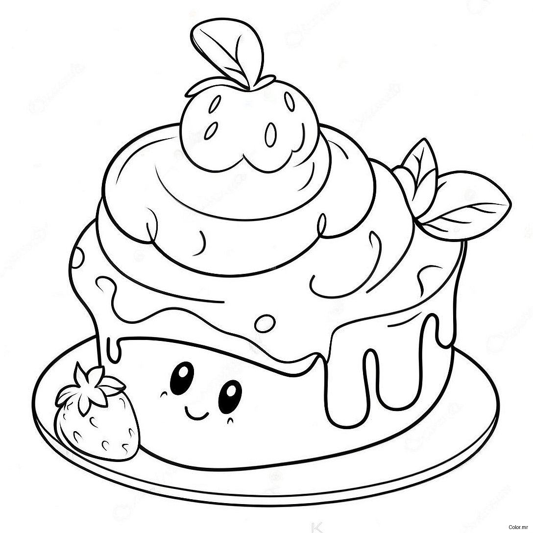 Old Original Strawberry Shortcake Coloring Page 11967 9796