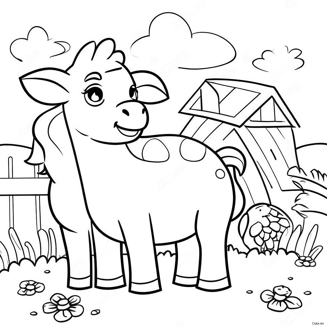 Page A Colorier Animaux De La Ferme Realistes 16572 13959