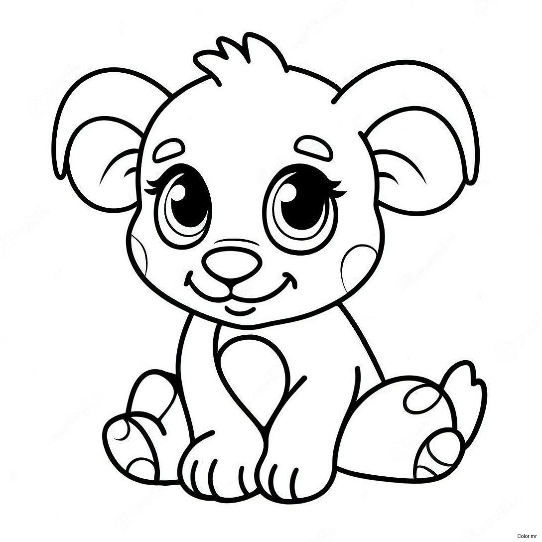 Page A Colorier Bebe Animal Realiste 11707 9586