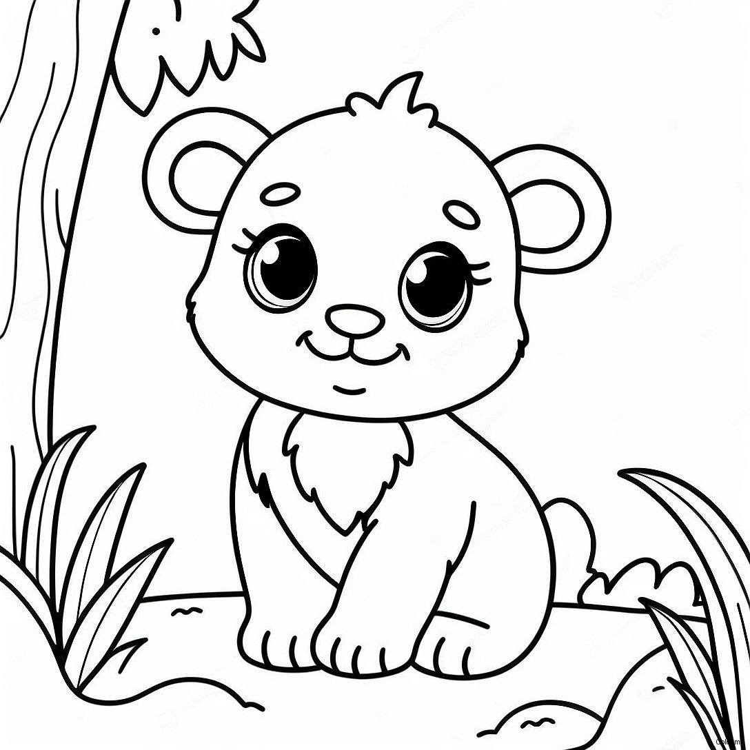 Page A Colorier Bebe Animal Realiste 11707 9587