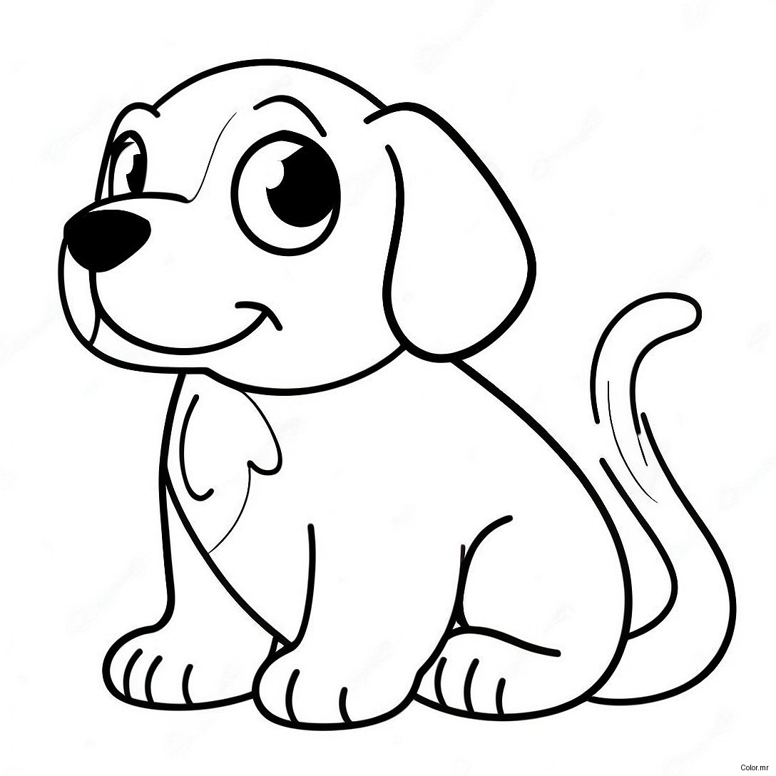 Page A Colorier Chiot Realiste Facile 14128 11703