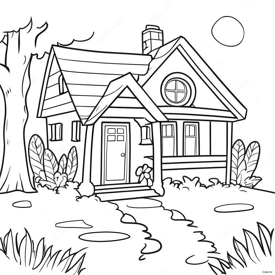 Page A Colorier Cottage 70093 57960