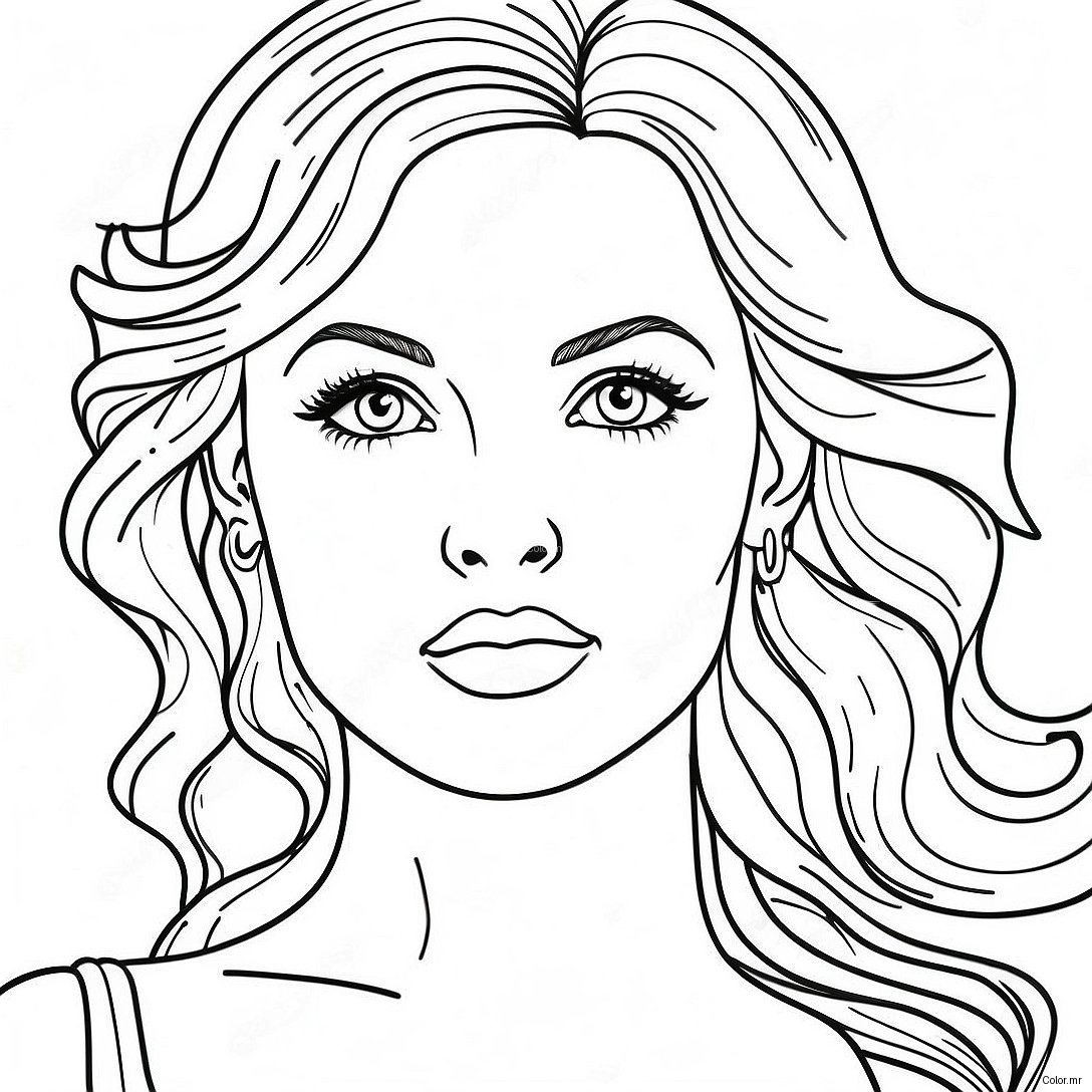 Page A Colorier De Celebrite Realiste 34762 28946