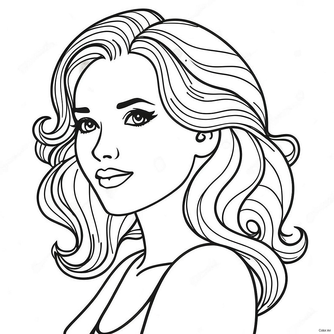 Page A Colorier De Cheveux Realistes 34022 18077