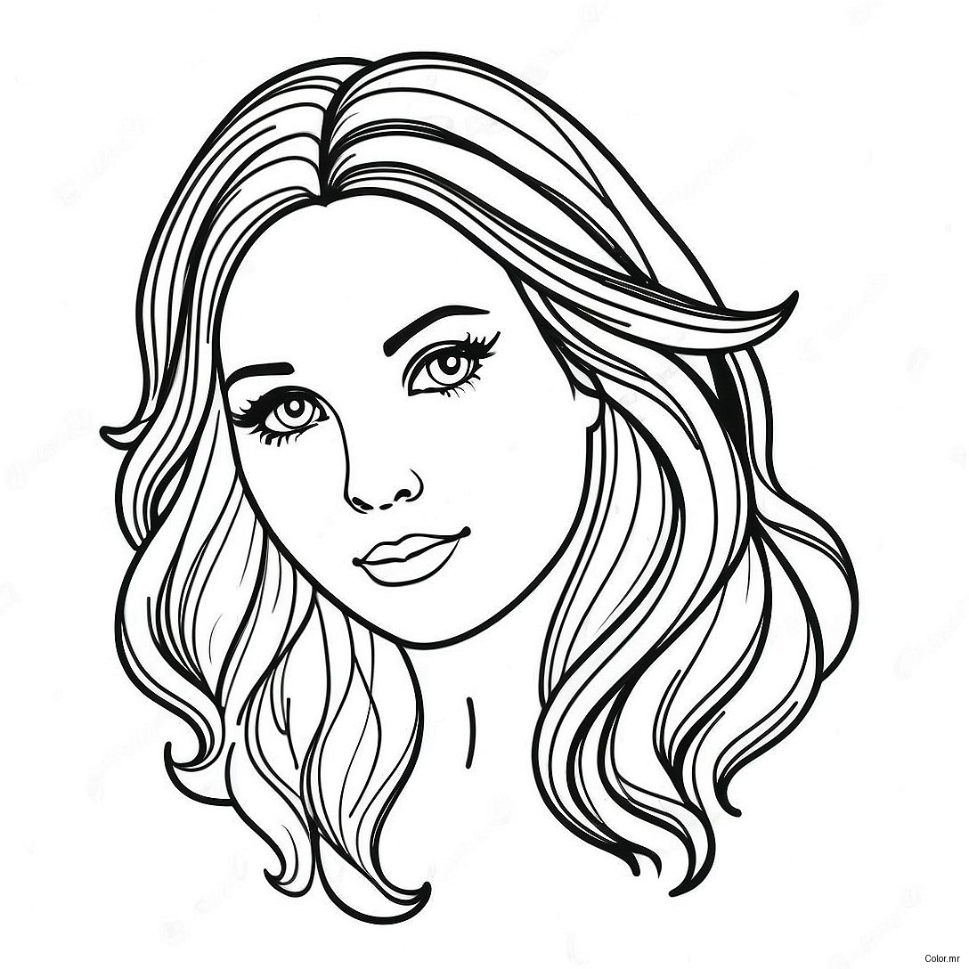 Page A Colorier De Cheveux Realistes 34022 28277
