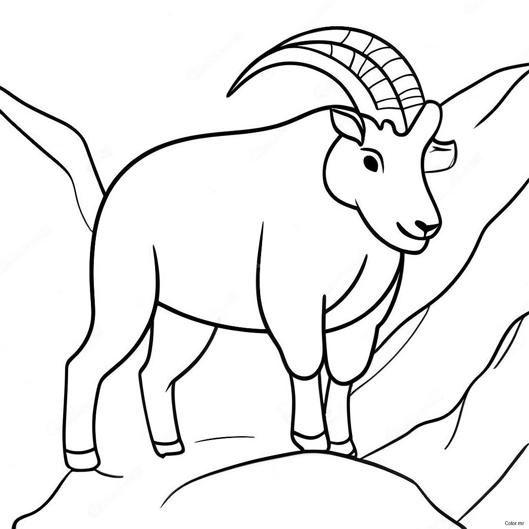 Page A Colorier De Chevre De Montagne Majestueuse 73706 60830
