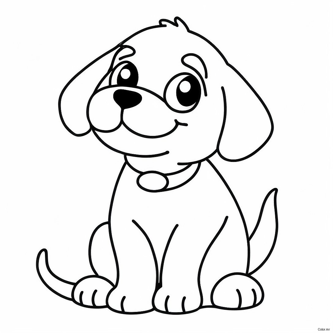Page A Colorier De Chiot Realiste 2301 1881