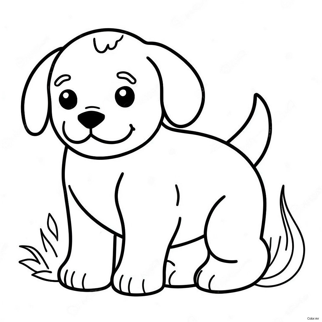 Page A Colorier De Chiot Realiste 2301 1884