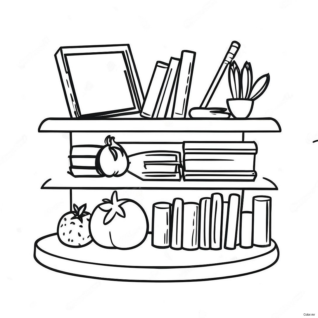 Page A Colorier De Letagere 17895 15000