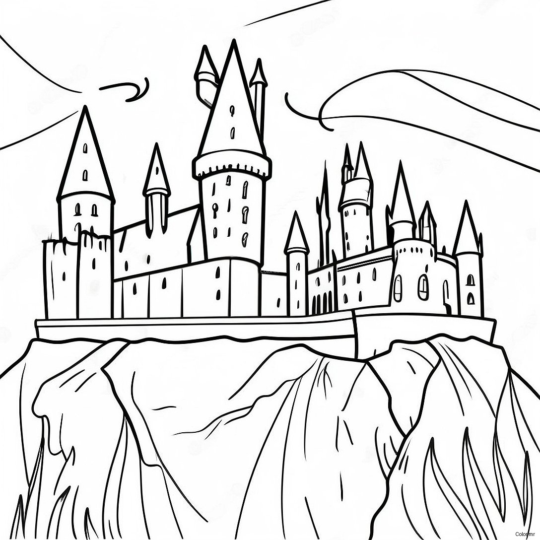 Page A Colorier De Lheritage De Poudlard 61976 51357