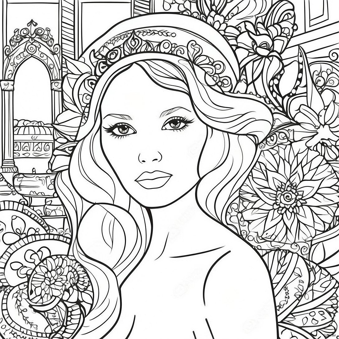 Page A Colorier De Mode Realiste 38416 31937