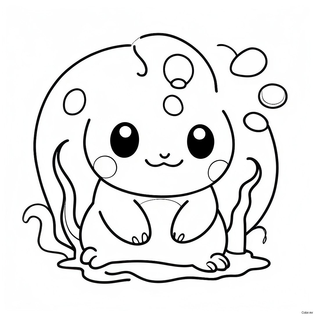 Page A Colorier De Pokemon De Type Eau Mignon 19749 18450
