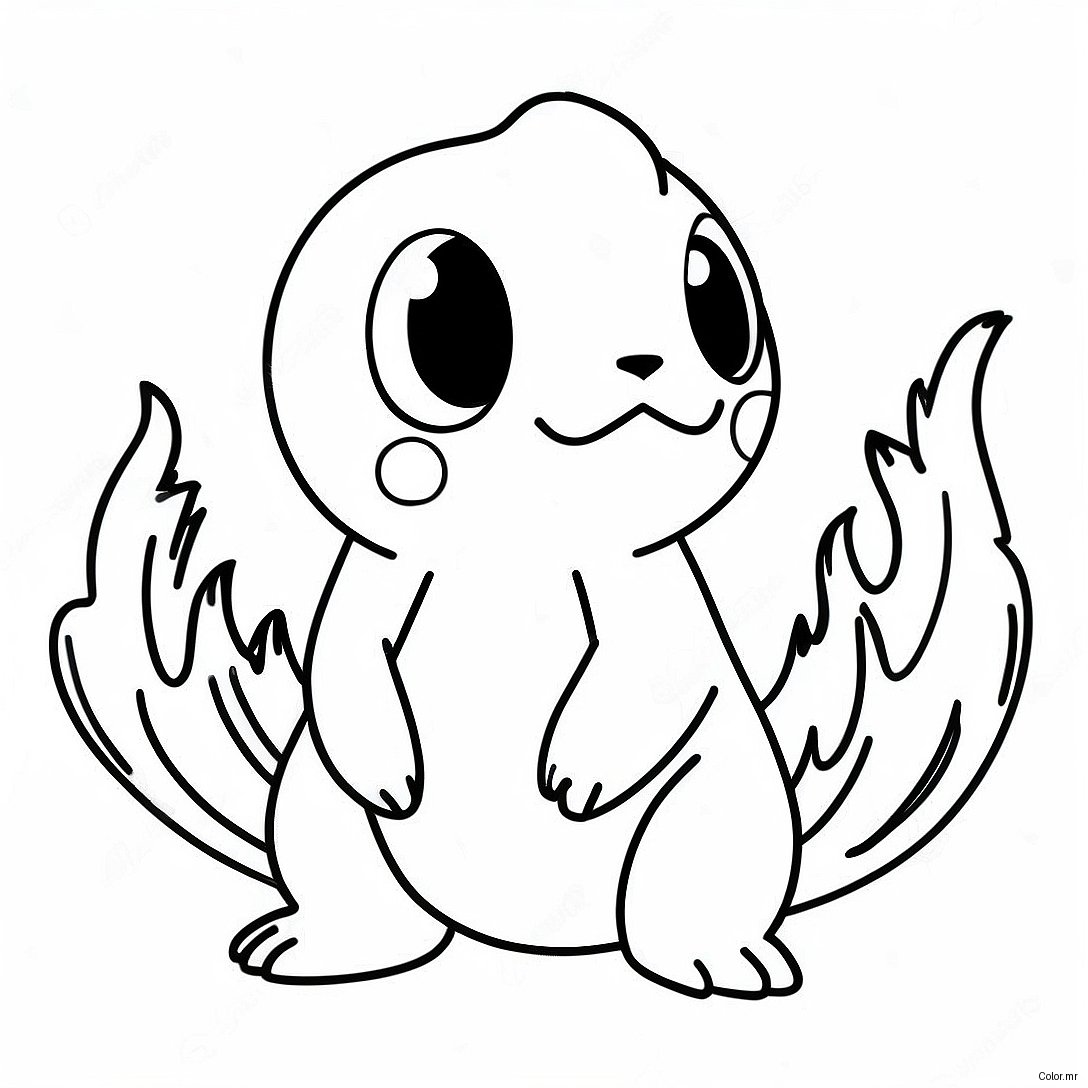 Page A Colorier De Pokemon De Type Feu 39837 33048