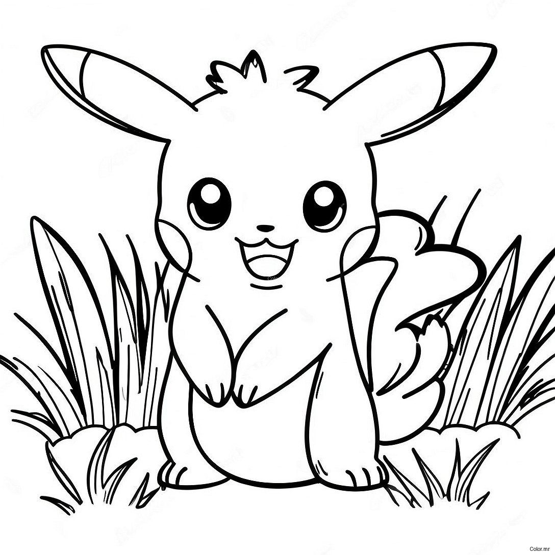 Page A Colorier De Pokemon De Type Herbe 38406 31935