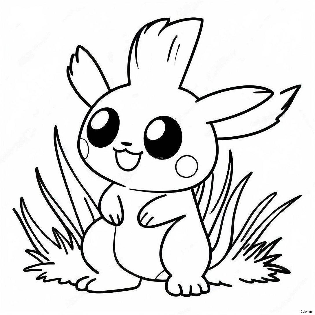 Page A Colorier De Pokemon De Type Herbe 38406 31936