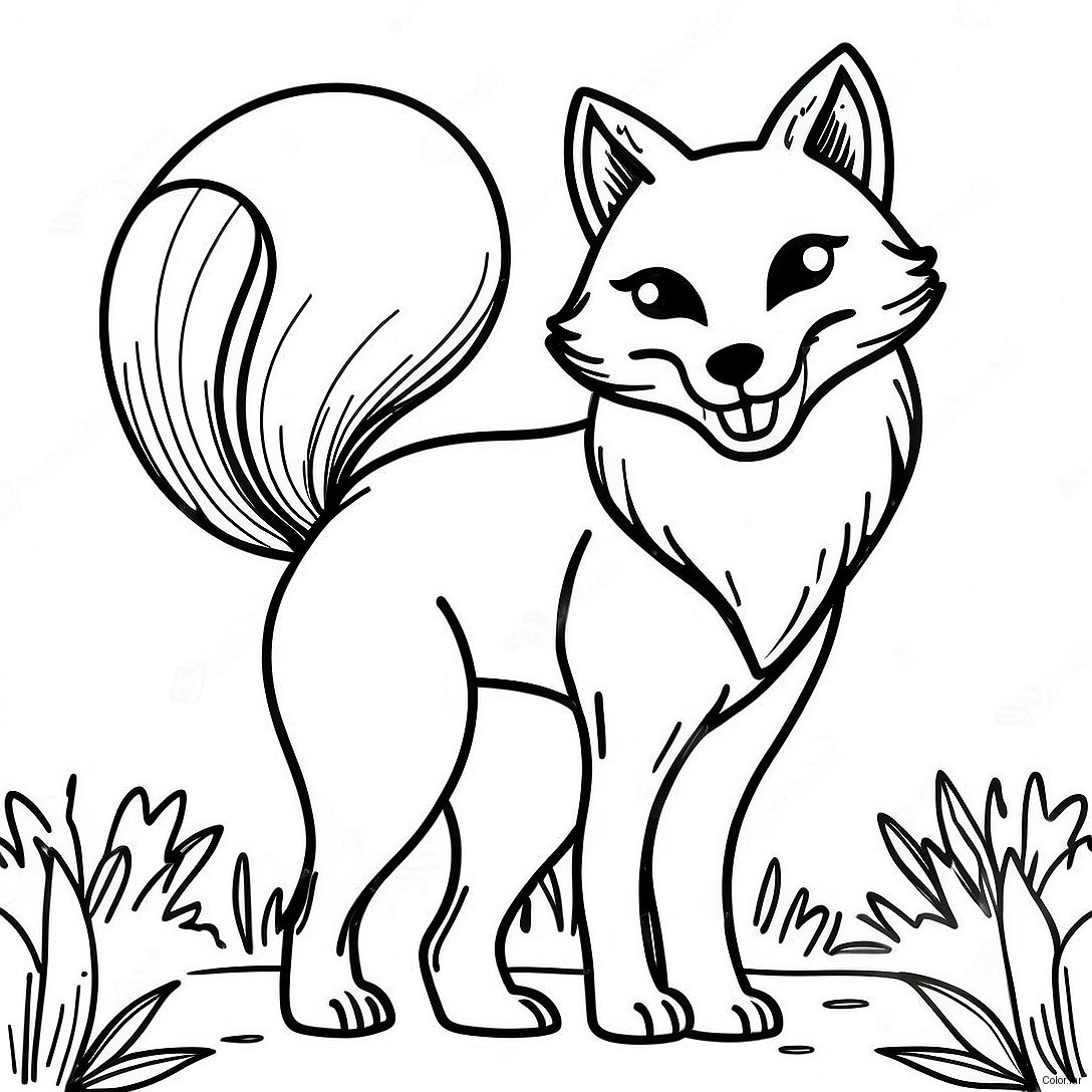 Page A Colorier De Renard Realiste 22773 20953