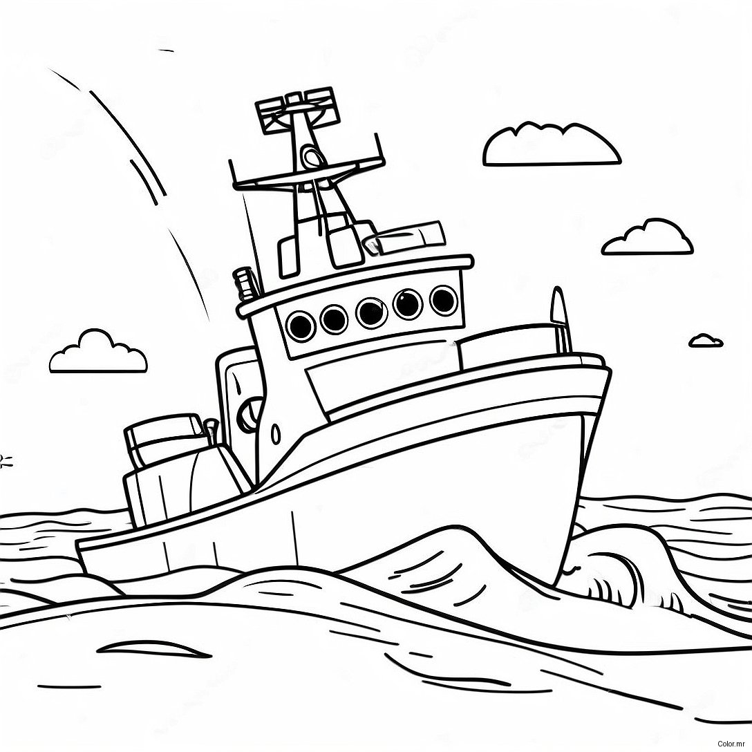 Page A Colorier De Sauvetage Courageux De La Garde Cotiere 66451 54872