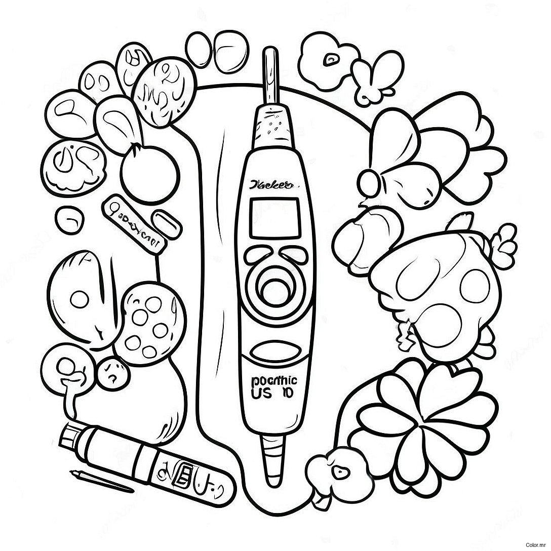 Page A Colorier De Sensibilisation Au Diabete De Type 1 28475 25801