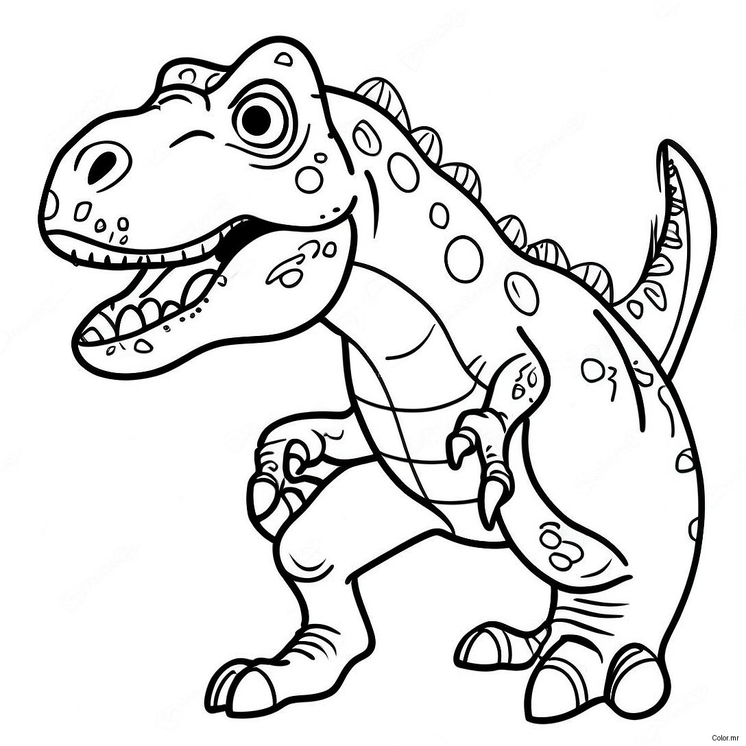 Page A Colorier De T Rex Realiste 931 741