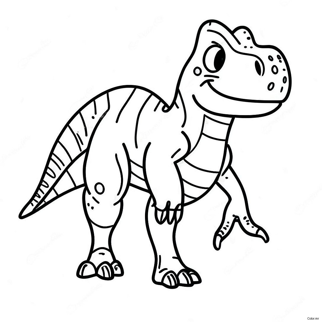 Page A Colorier De T Rex Realiste 931 742