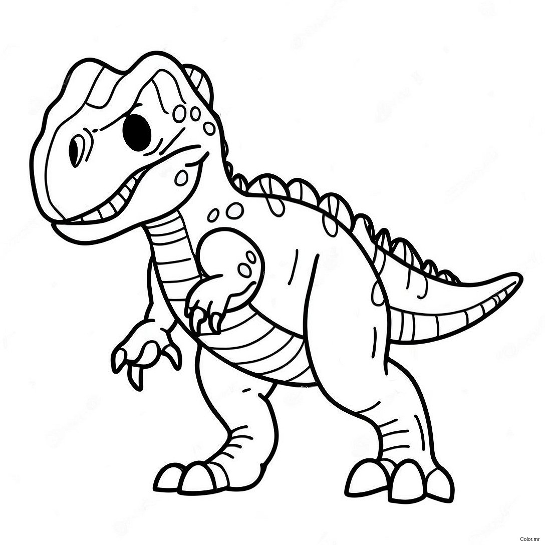 Page A Colorier De T Rex Realiste 931 743