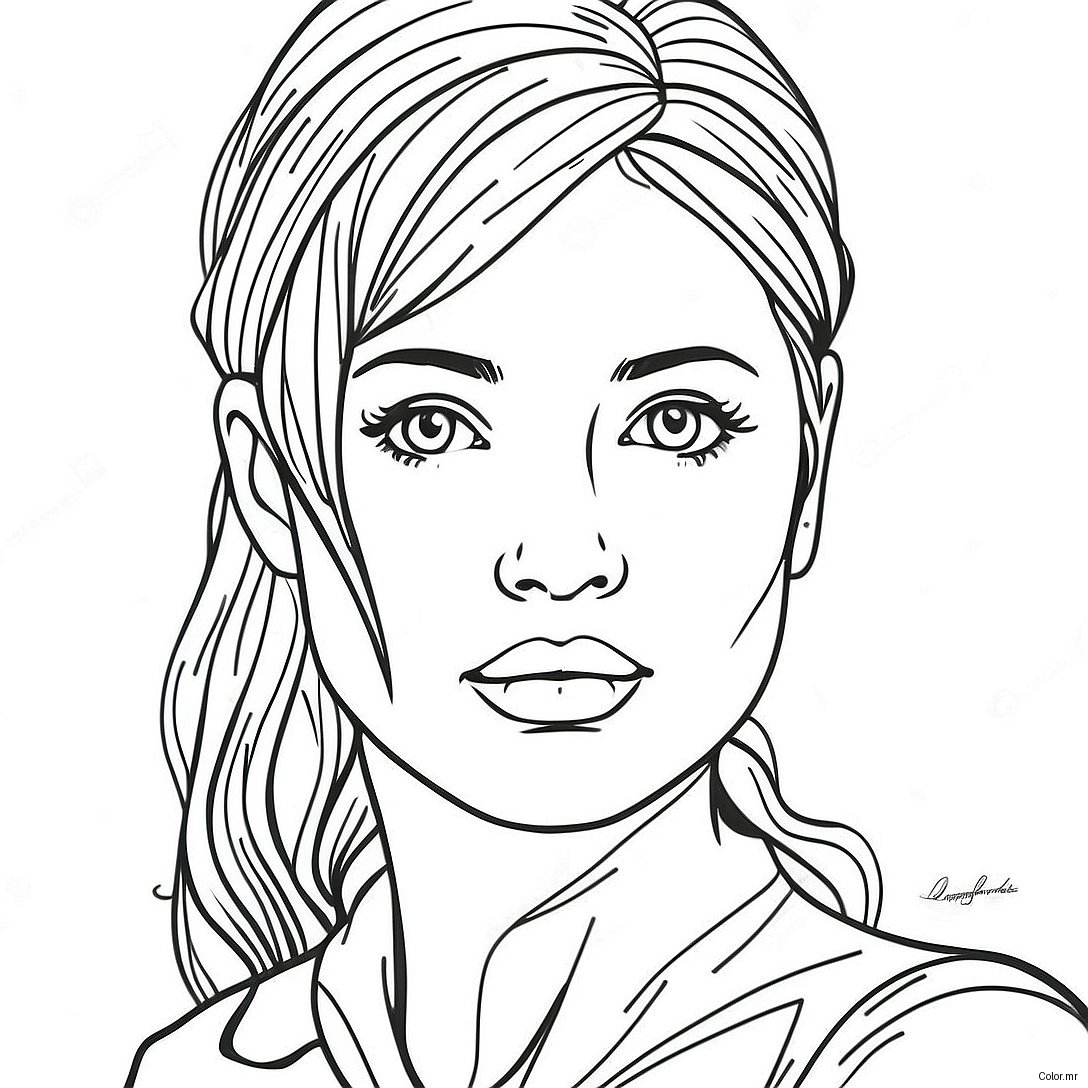 Page A Colorier De Visage Realiste 62367 51679