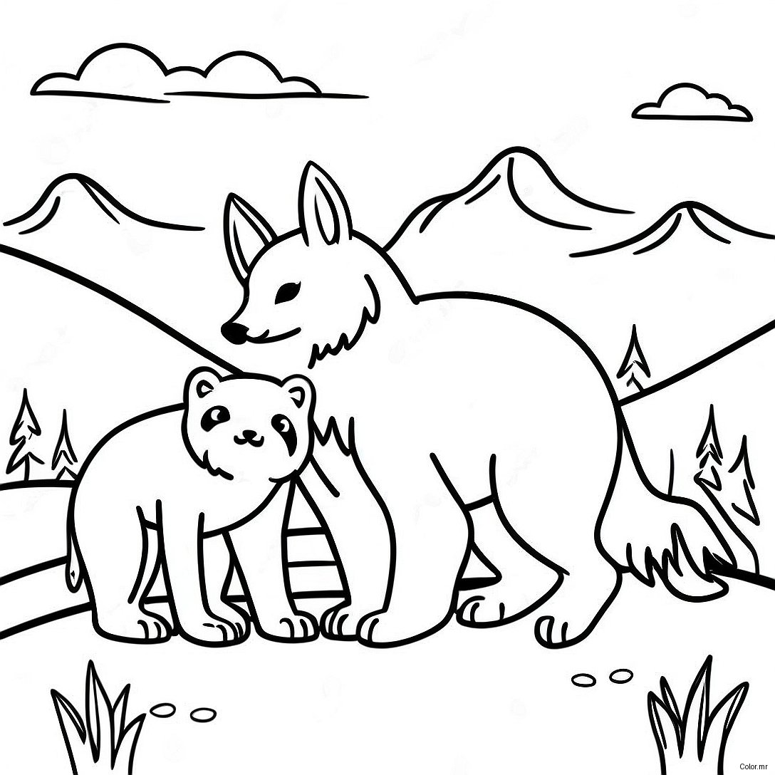 Page A Colorier Des Animaux De Montagne 73705 60828