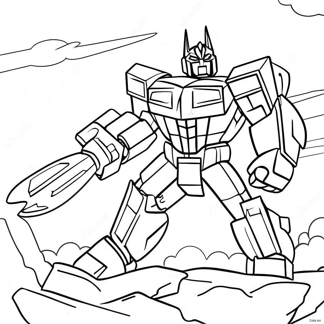Page A Colorier Des Transformers Licorne En Bataille 57284 47645
